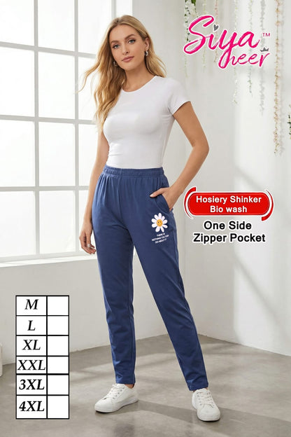 Plain Siya Heer Amiti Hosiery Women Track Pants Manufacturer Ahmedabad