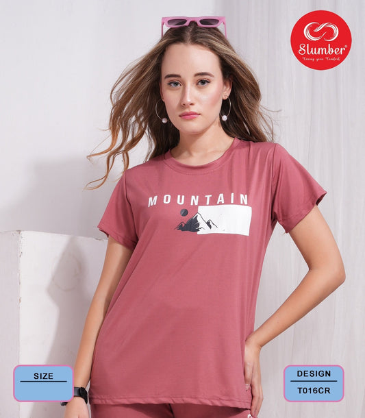 Plain T016 Slumber Tencil Women Tshirt Wholesale Price