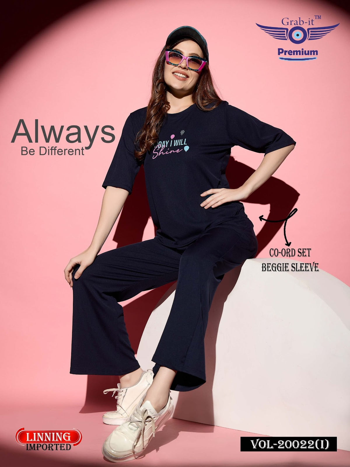 प्लेन वॉल्यूम 20022 आई ग्रैब इट इम्पोर्टेड को-ऑर्ड सेट निर्माता गुजरात