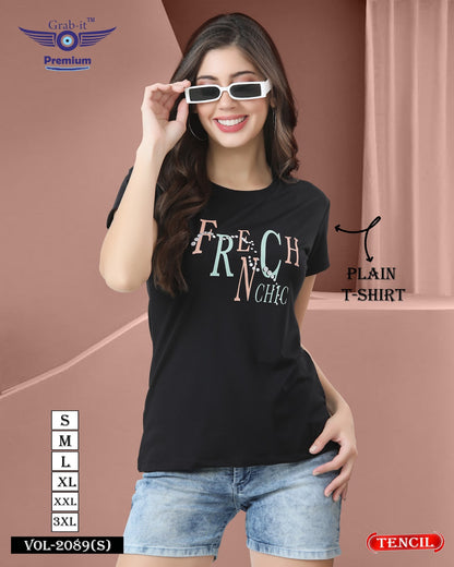 Plain Vol 2089 S Grab It Tencil Women Tshirt Manufacturer Ahmedabad