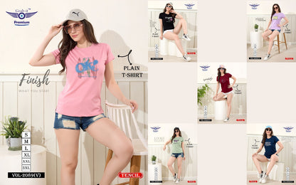 Plain Vol 2089 V Grab It Tencil Women Tshirt Manufacturer Ahmedabad