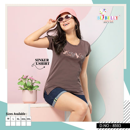 Plain Vol 26 Belly Sinker Women Tshirt Manufacturer Ahmedabad