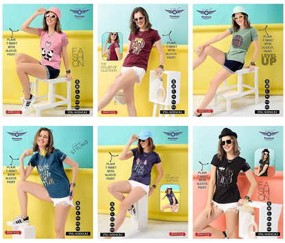 Plain Vol 4024 Grab It Sinker Women Tshirt Manufacturer India