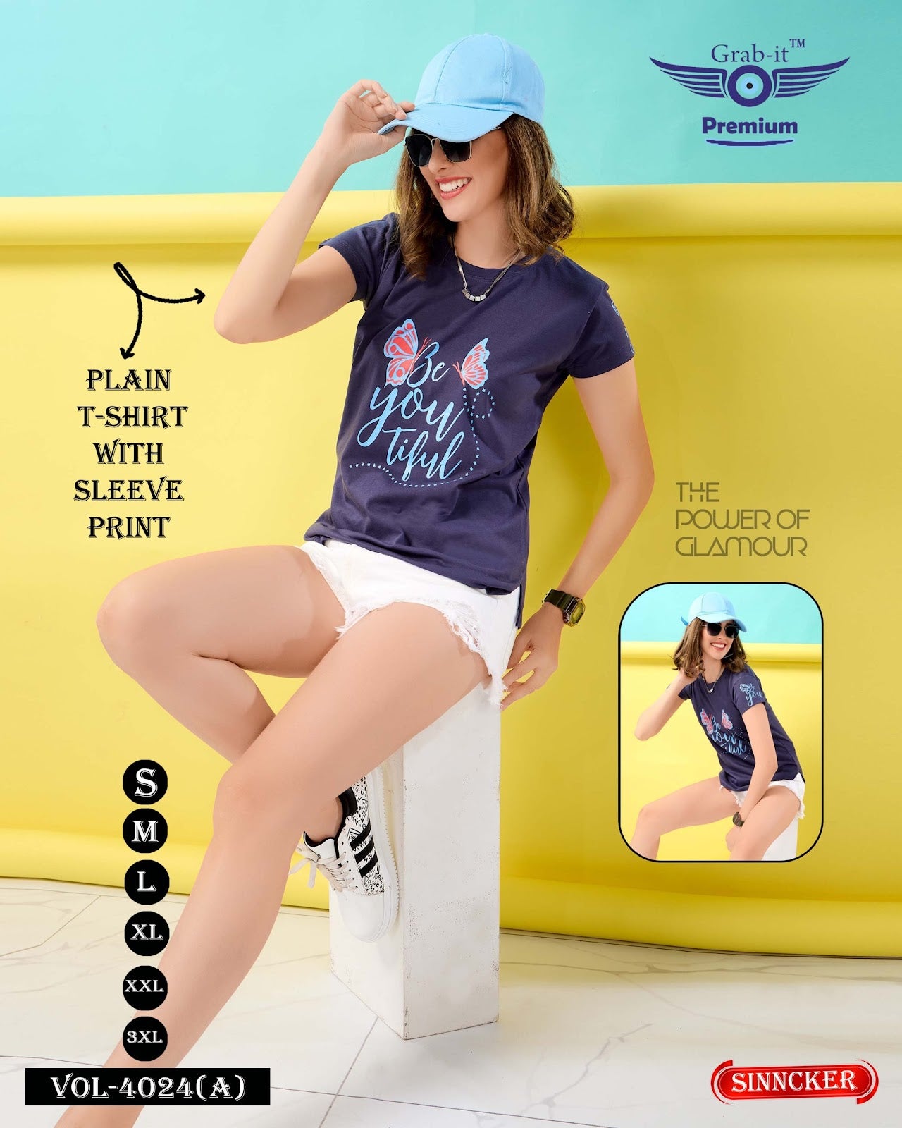 Plain Vol 4024 Grab It Sinker Women Tshirt Manufacturer India