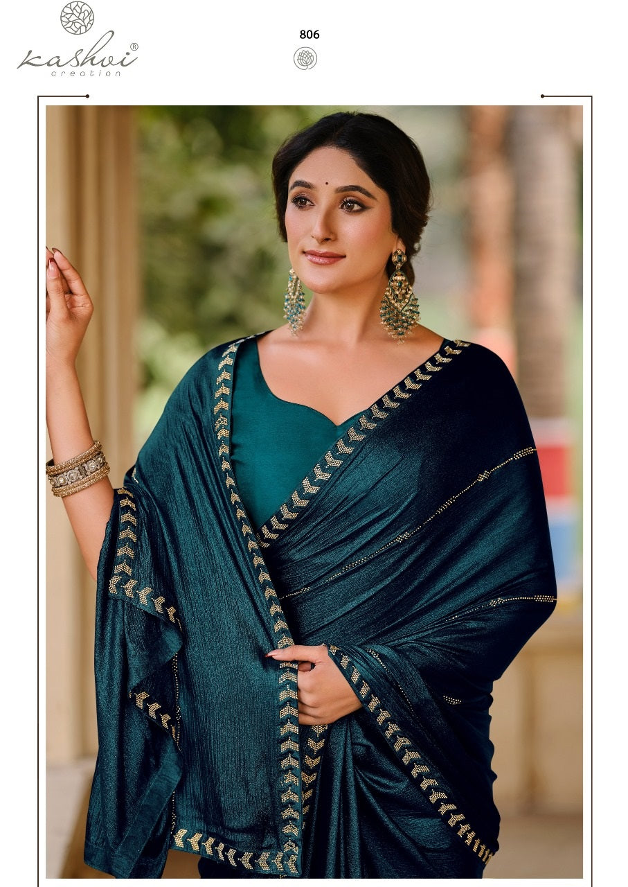 Platinum Vol 8 Kashvi Creation Soft Silk Sarees Exporter Ahmedabad