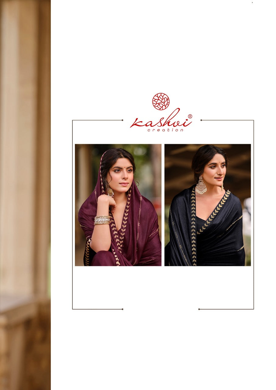 Platinum Vol 8 Kashvi Creation Soft Silk Sarees Exporter Ahmedabad