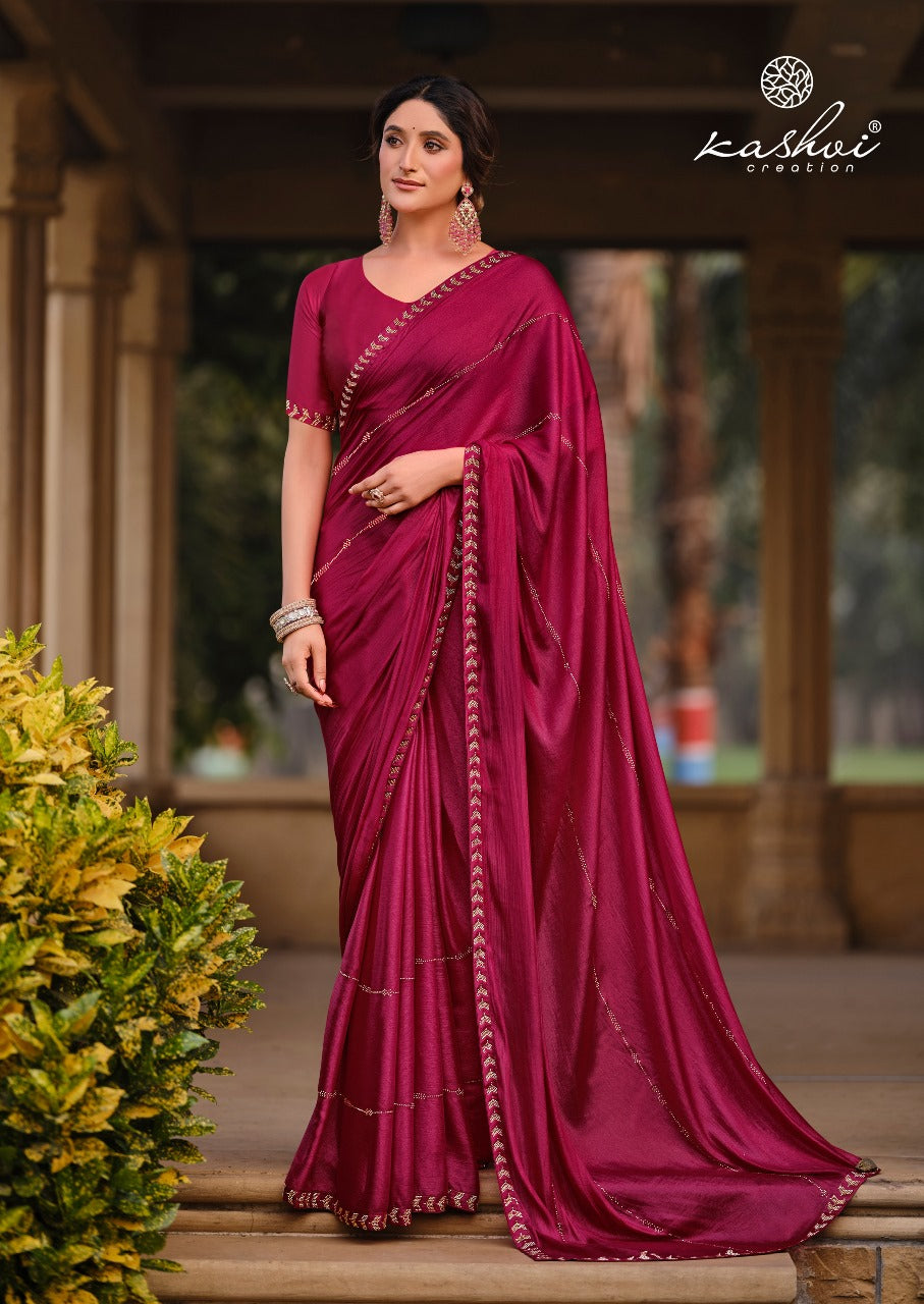 Platinum Vol 8 Kashvi Creation Soft Silk Sarees Exporter Ahmedabad