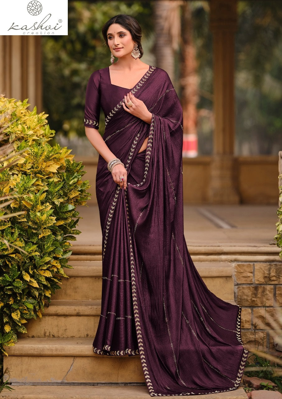 Platinum Vol 8 Kashvi Creation Soft Silk Sarees Exporter Ahmedabad