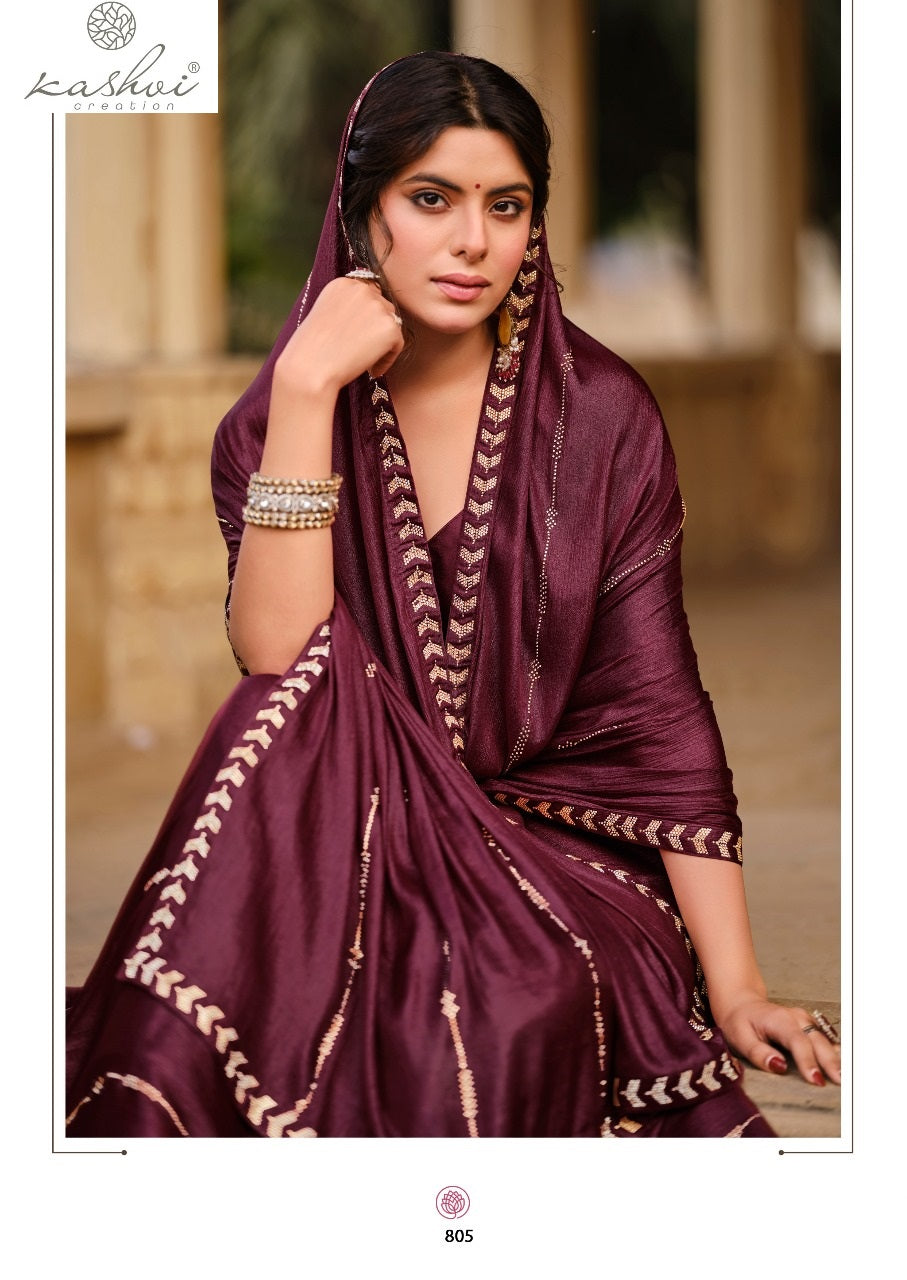 Platinum Vol 8 Kashvi Creation Soft Silk Sarees Exporter Ahmedabad