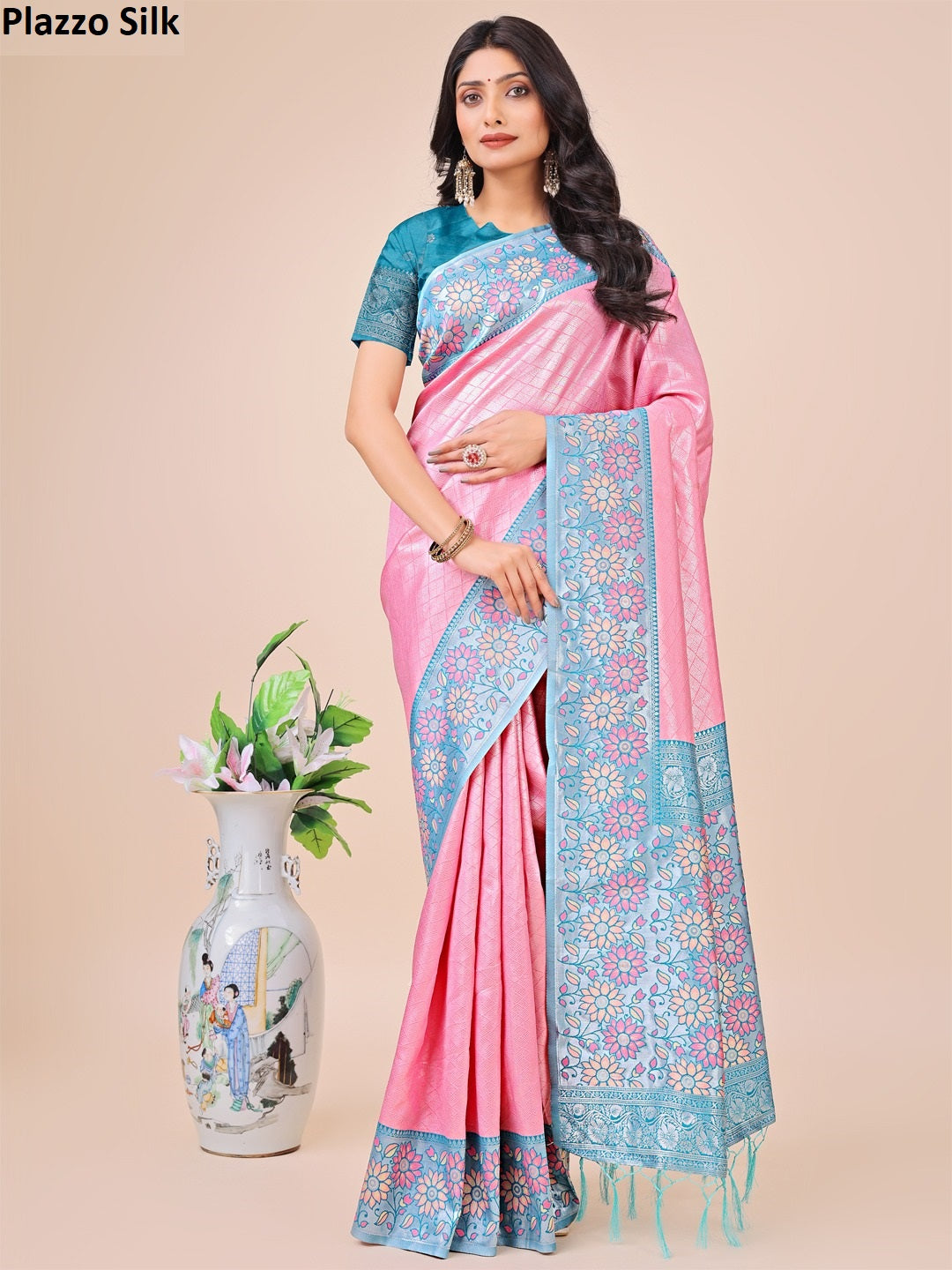 Plazzo Silk 1001-1006 Astita Sarees Supplier Ahmedabad
