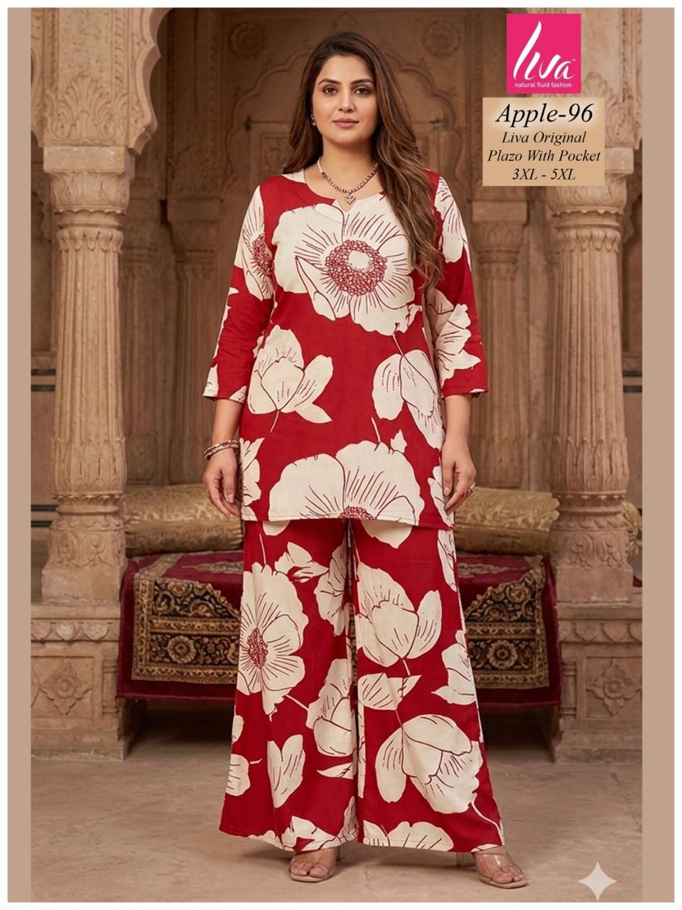 Plus Apple Kalki Liva Co Ord Set Supplier India