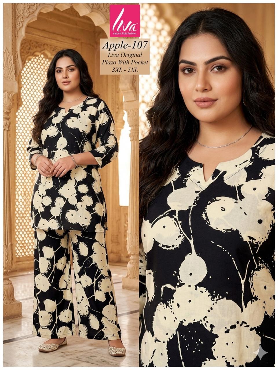 Plus Apple Kalki Liva Co Ord Set Supplier India