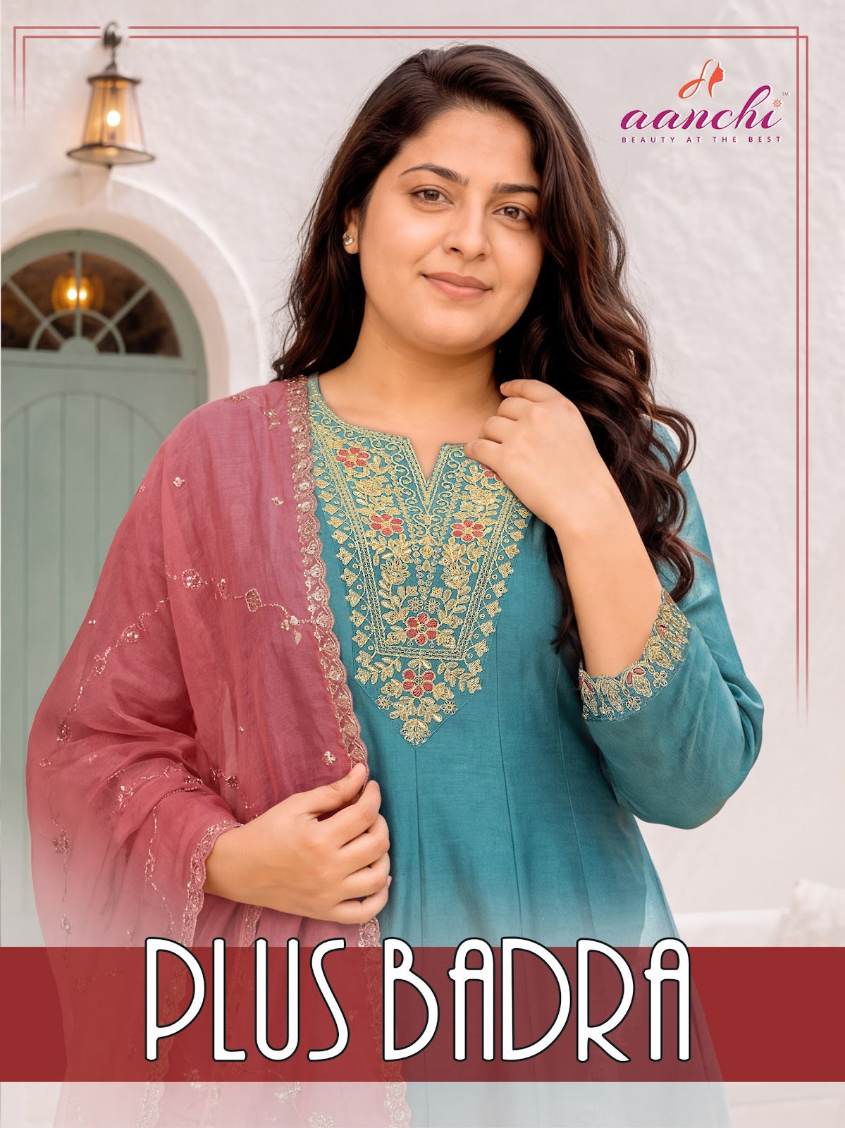 Plus Badra Aanchi Vichitra Silk Readymade Anarkali Suits Manufacturer Ahmedabad