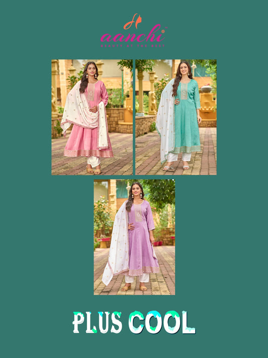 Plus Cool Aanchi Readymade Anarkali Suits Supplier
