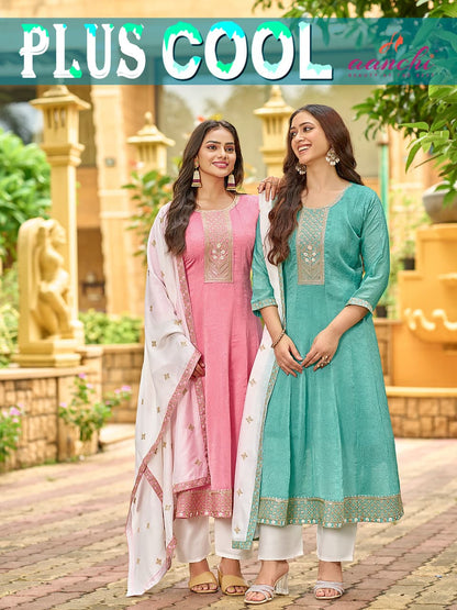 Plus Cool Aanchi Readymade Anarkali Suits Supplier