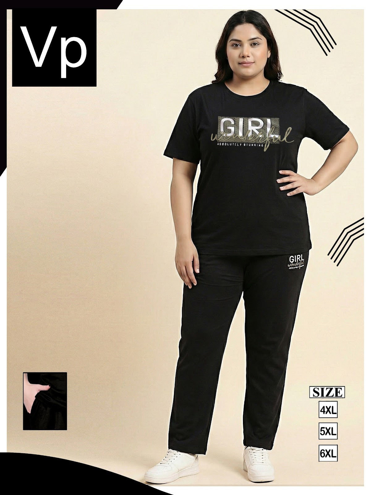 Plus Jumbo Size Vp Tencil Pyjama Night Suits Exporter India