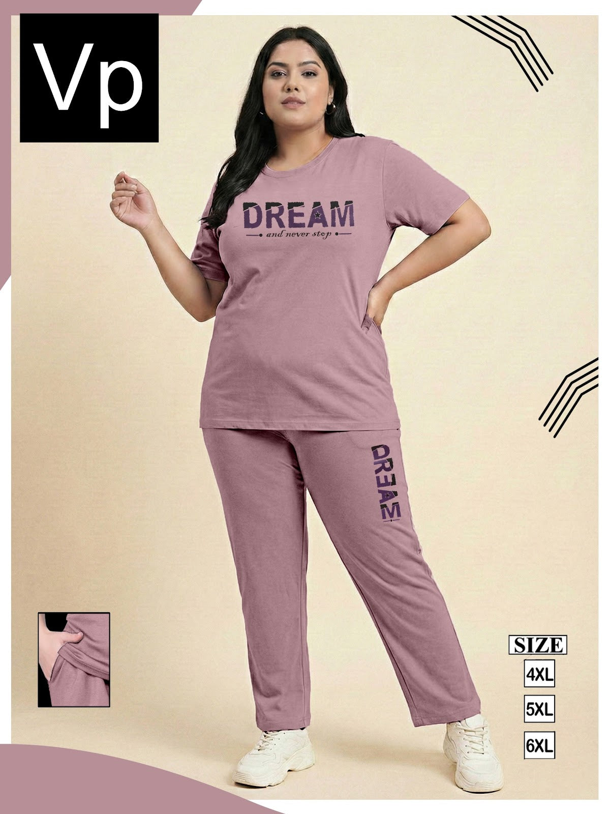 Plus Jumbo Size Vp Tencil Pyjama Night Suits Exporter India