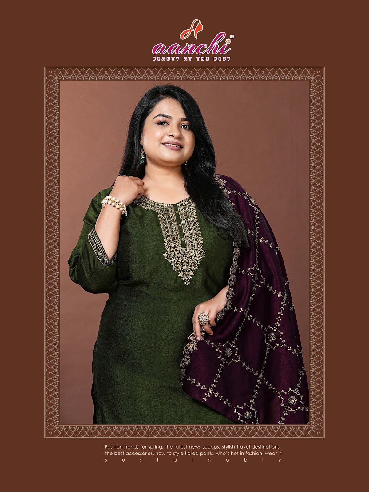 Plus Komal Aanchi Vichitra Silk Readymade Pant Style Suits Wholesale