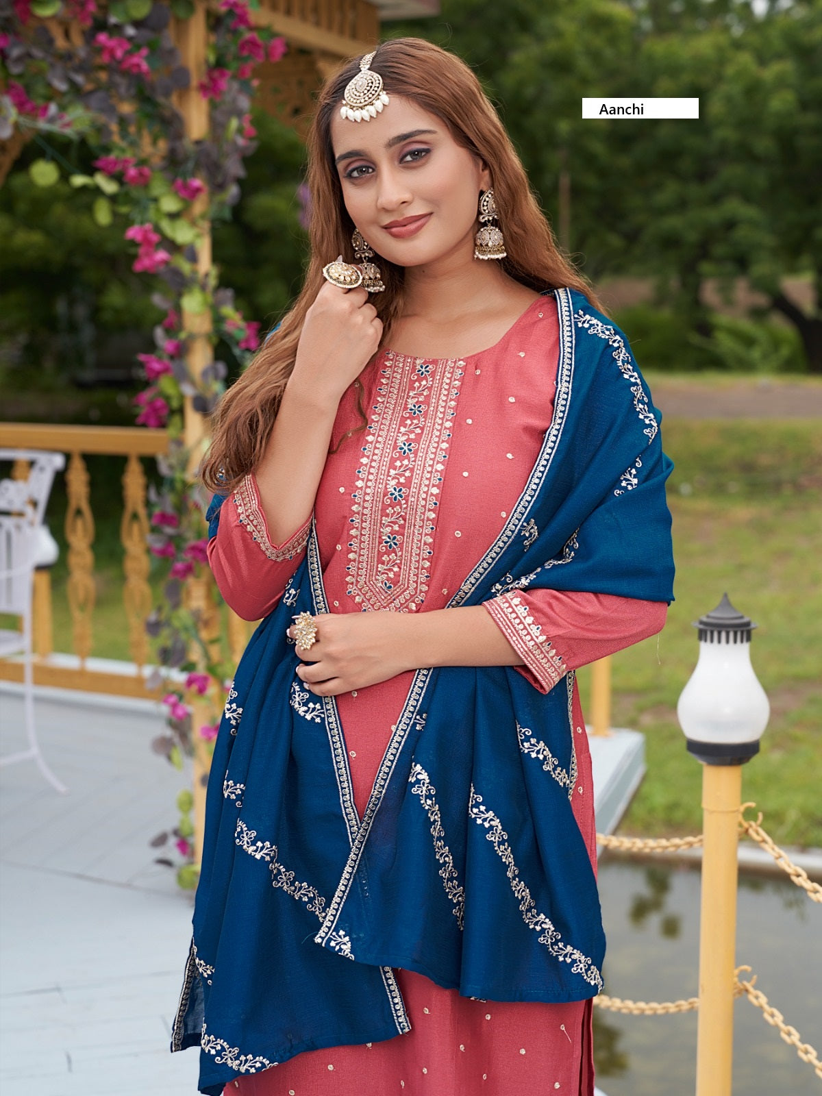 Plus Masoom Aanchi Silk Readymade Pant Style Suits Wholesale