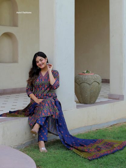 Plus Princess Vol 6 Aarvi Fashions Readymade Cotton Pant Suits Manufacturer Ahmedabad