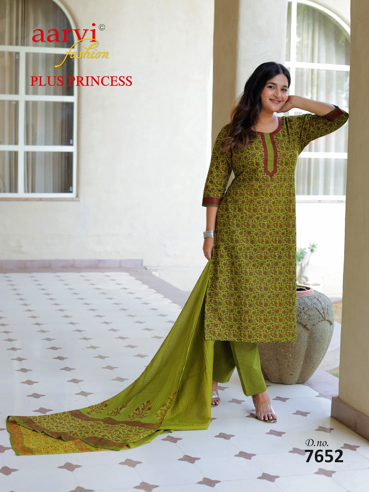 Plus Princess Vol 6 Aarvi Fashions Readymade Cotton Pant Suits Manufacturer Ahmedabad