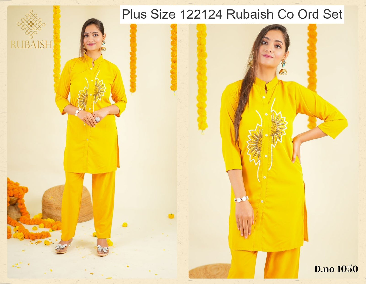 Plus Size 122124 Rubaish Imported Co Ord Set Wholesaler Ahmedabad
