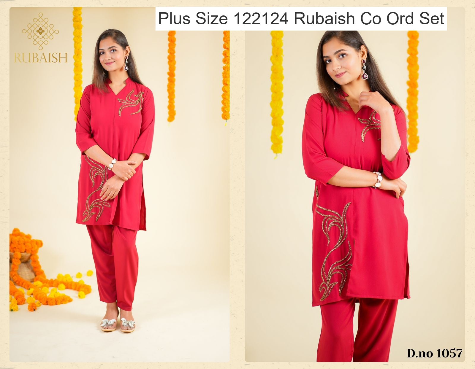 Plus Size 122124 Rubaish Imported Co Ord Set Wholesaler Ahmedabad