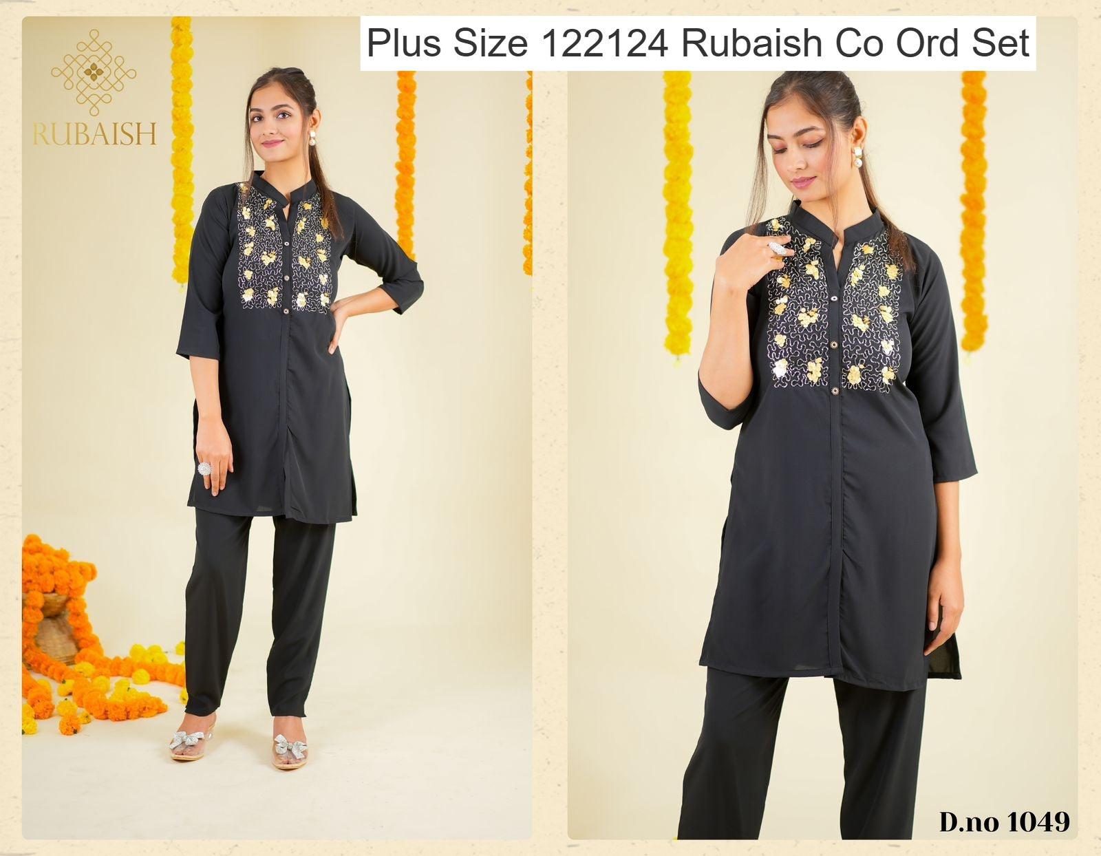 Plus Size 122124 Rubaish Imported Co Ord Set Wholesaler Ahmedabad