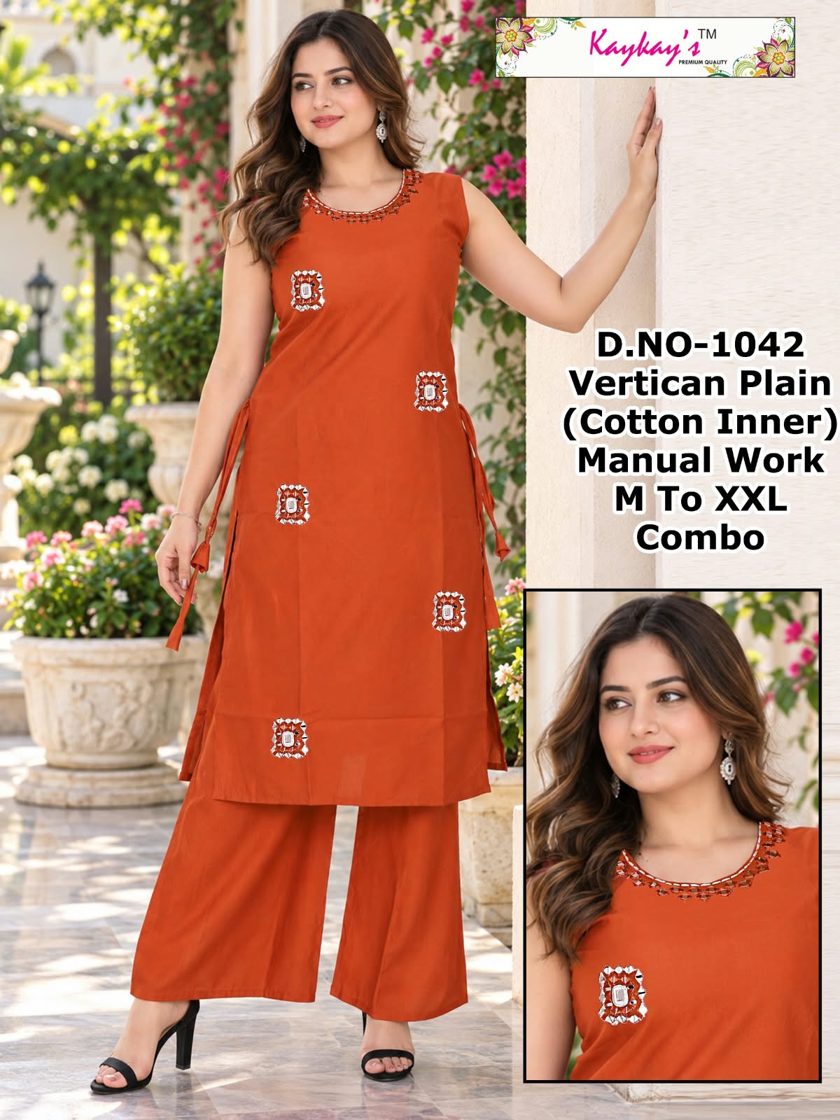 Plus Size 1509 Kaykay Vertican Co Ord Set Manufacturer Ahmedabad