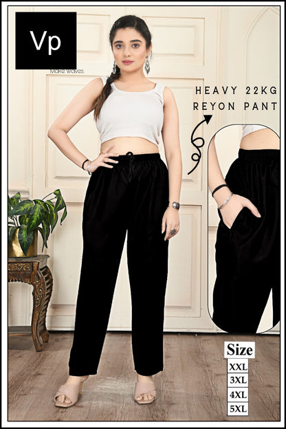 Plus Size 2212 Vp Rayon 22Kg Women Pants Supplier Ahmedabad