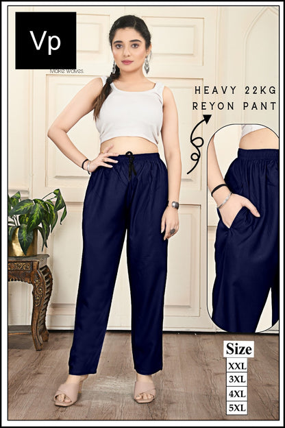 Plus Size 2212 Vp Rayon 22Kg Women Pants Supplier Ahmedabad