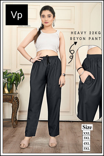 Plus Size 2212 Vp Rayon 22Kg Women Pants Supplier Ahmedabad