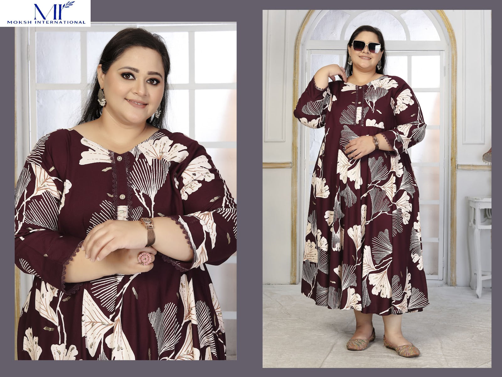 Plus Size Color Vol 1 Moksh Rayon Anarkali Kurtis Wholesale