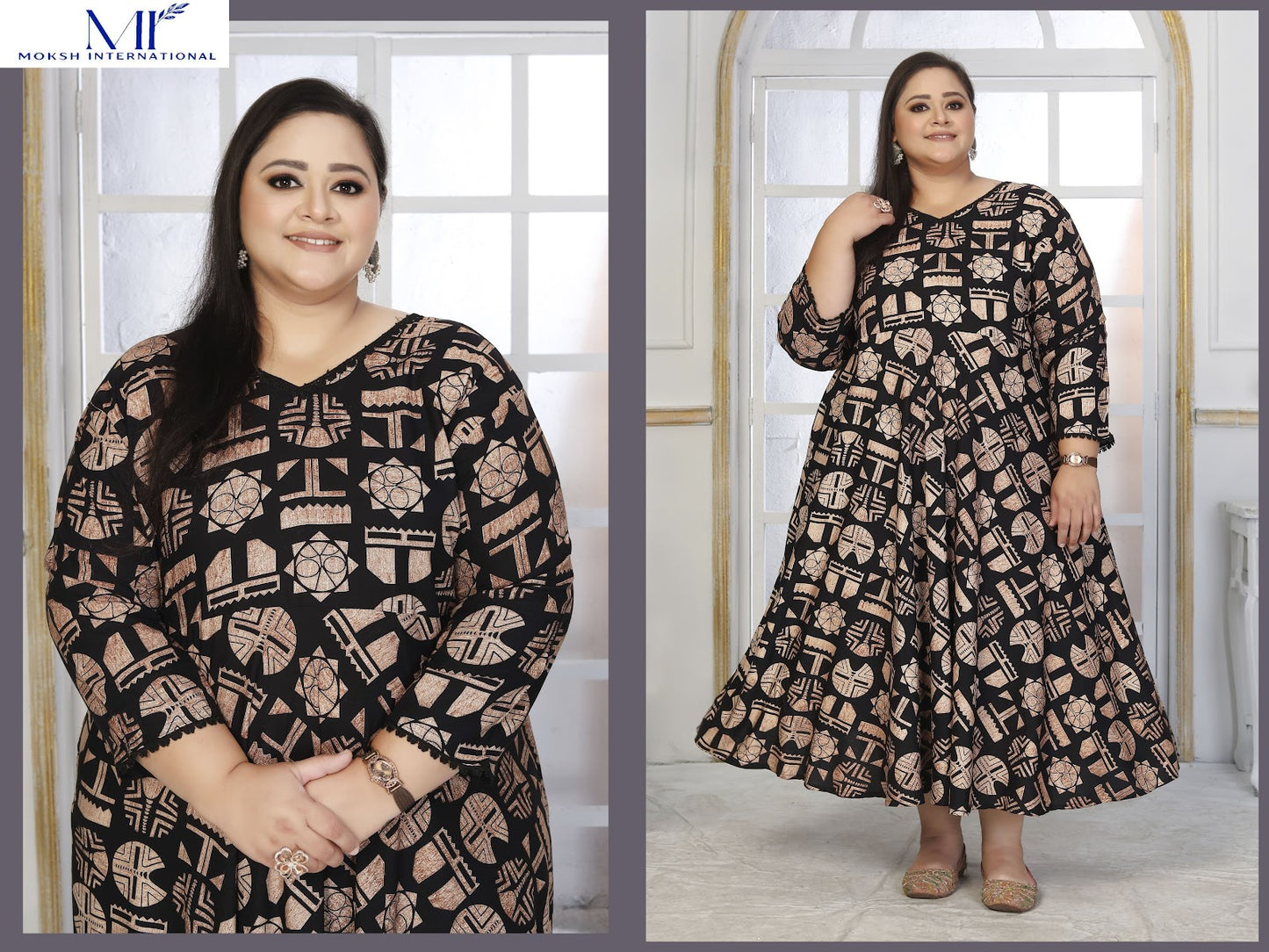 Plus Size Color Vol 1 Moksh Rayon Anarkali Kurtis Wholesale