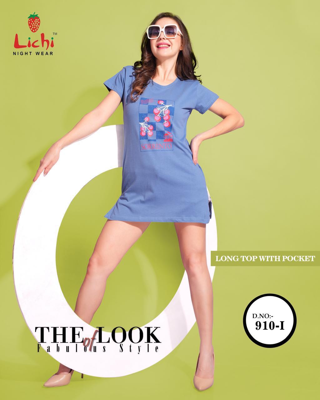 Plus Size Design 910 Lichi Hosiery Designer Long Top Wholesaler Gujarat