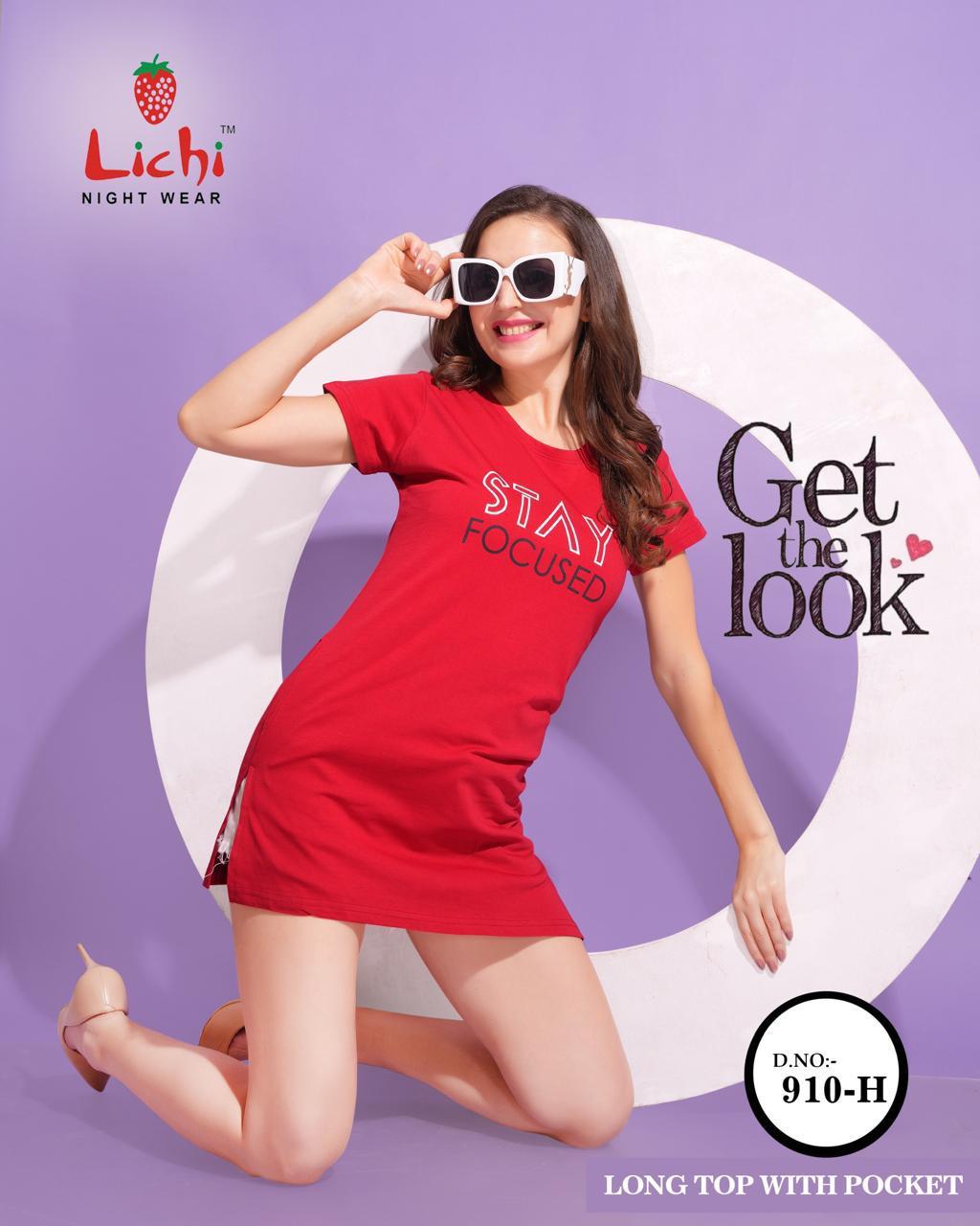 Plus Size Design 910 Lichi Hosiery Designer Long Top Wholesaler Gujarat
