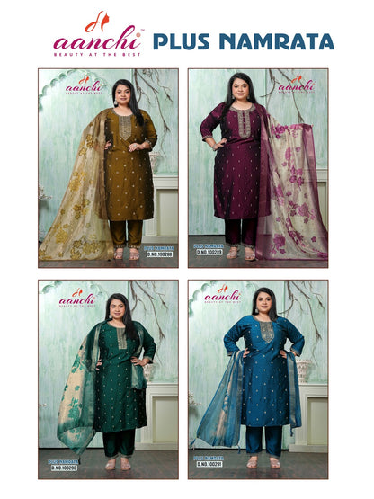 Plus Size Namrata Aanchi Readymade Suits Wholesaler