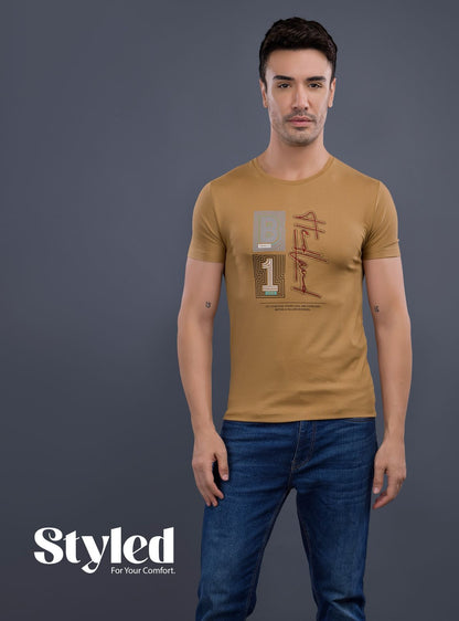 Plus Size Vol 2547-2554 High Density Tencil Lycra Mens Tshirts Supplier Ahmedabad