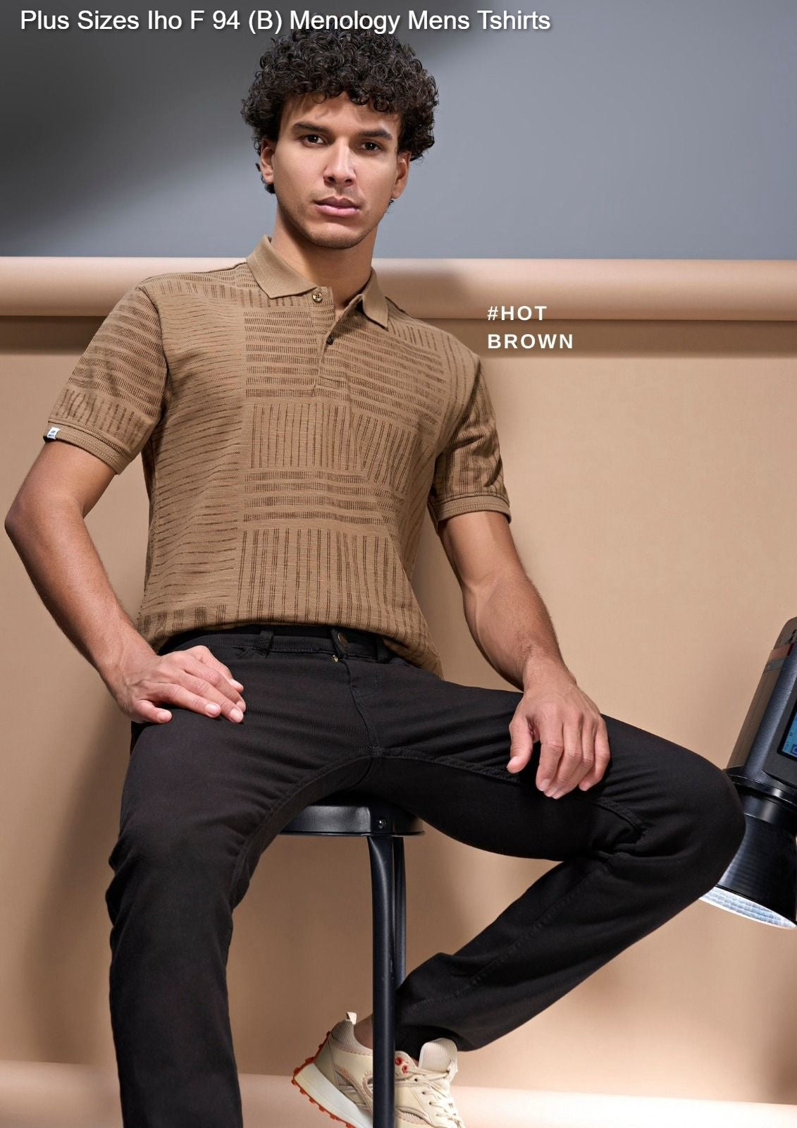 Plus Sizes Iho F 94 (B) Menology Slub Mens Tshirts Wholesale Rate