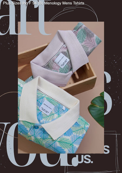 Plus Sizes Iho F 94 (B) Menology Slub Mens Tshirts Wholesale Rate