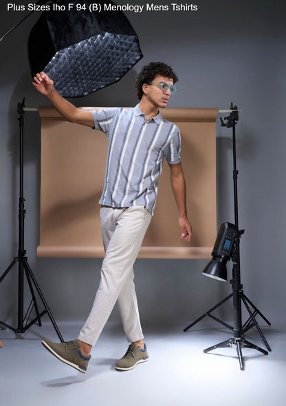 Plus Sizes Iho F 94 (B) Menology Slub Mens Tshirts Wholesale Rate