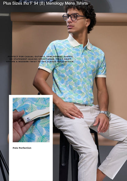 Plus Sizes Iho F 94 (B) Menology Slub Mens Tshirts Wholesale Rate