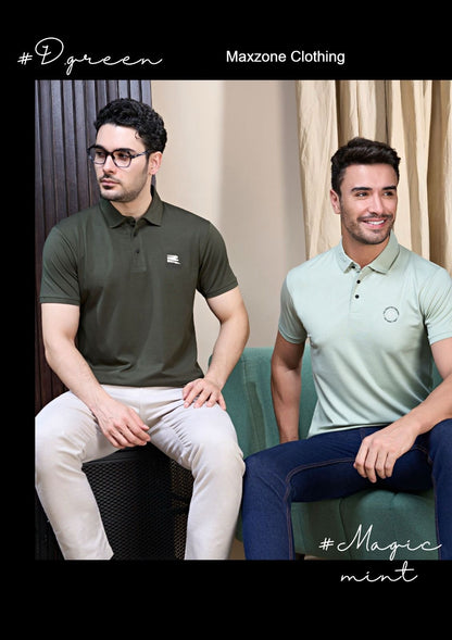 Pluspoint Series Iho F 105 B Maxzone Clothing Interlock Mens Tshirts Wholesale Price