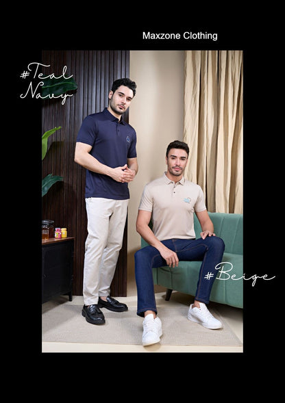 Pluspoint Series Iho F 105 B Maxzone Clothing Interlock Mens Tshirts Wholesale Price