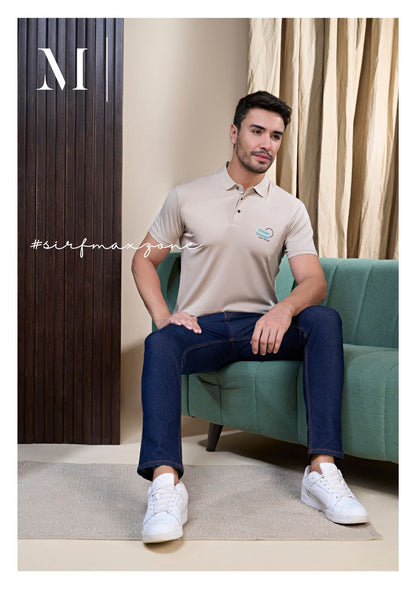 Pluspoint Series Iho F 105 B Maxzone Clothing Interlock Mens Tshirts Wholesale Price