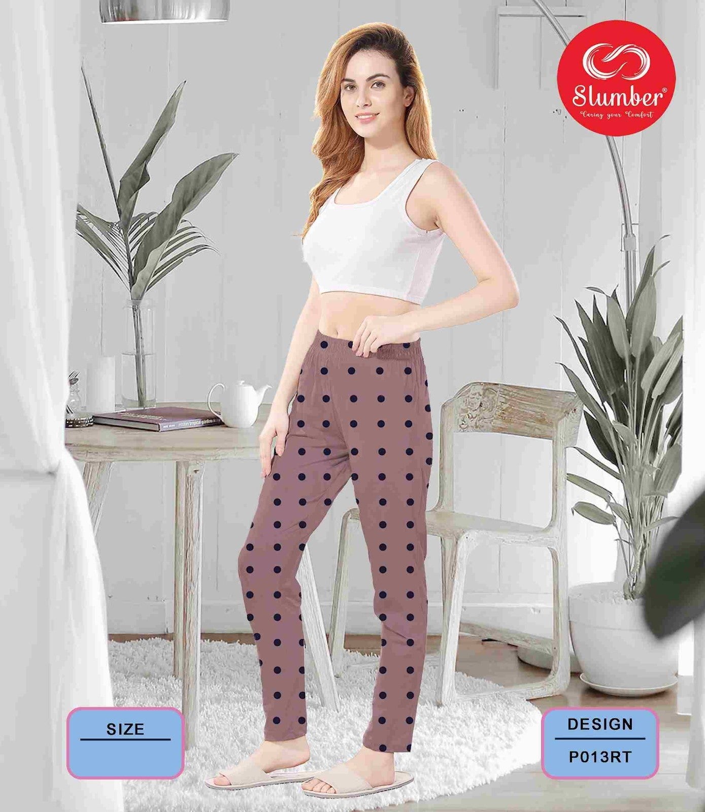Po Mix Design Slumber Cotton Women Night Lower Supplier India