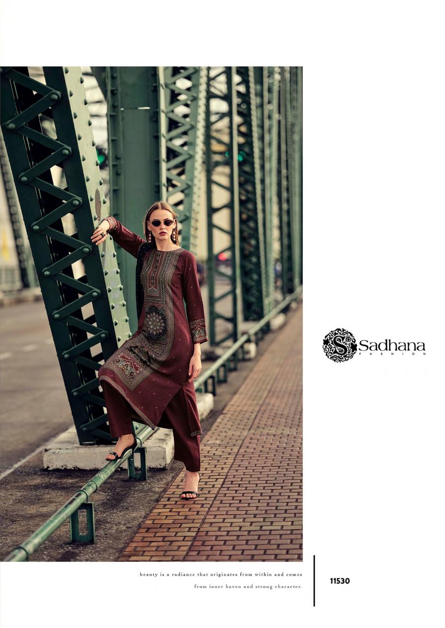 Poetry Sadhana Pure Viscose Pashmina Suits Supplier