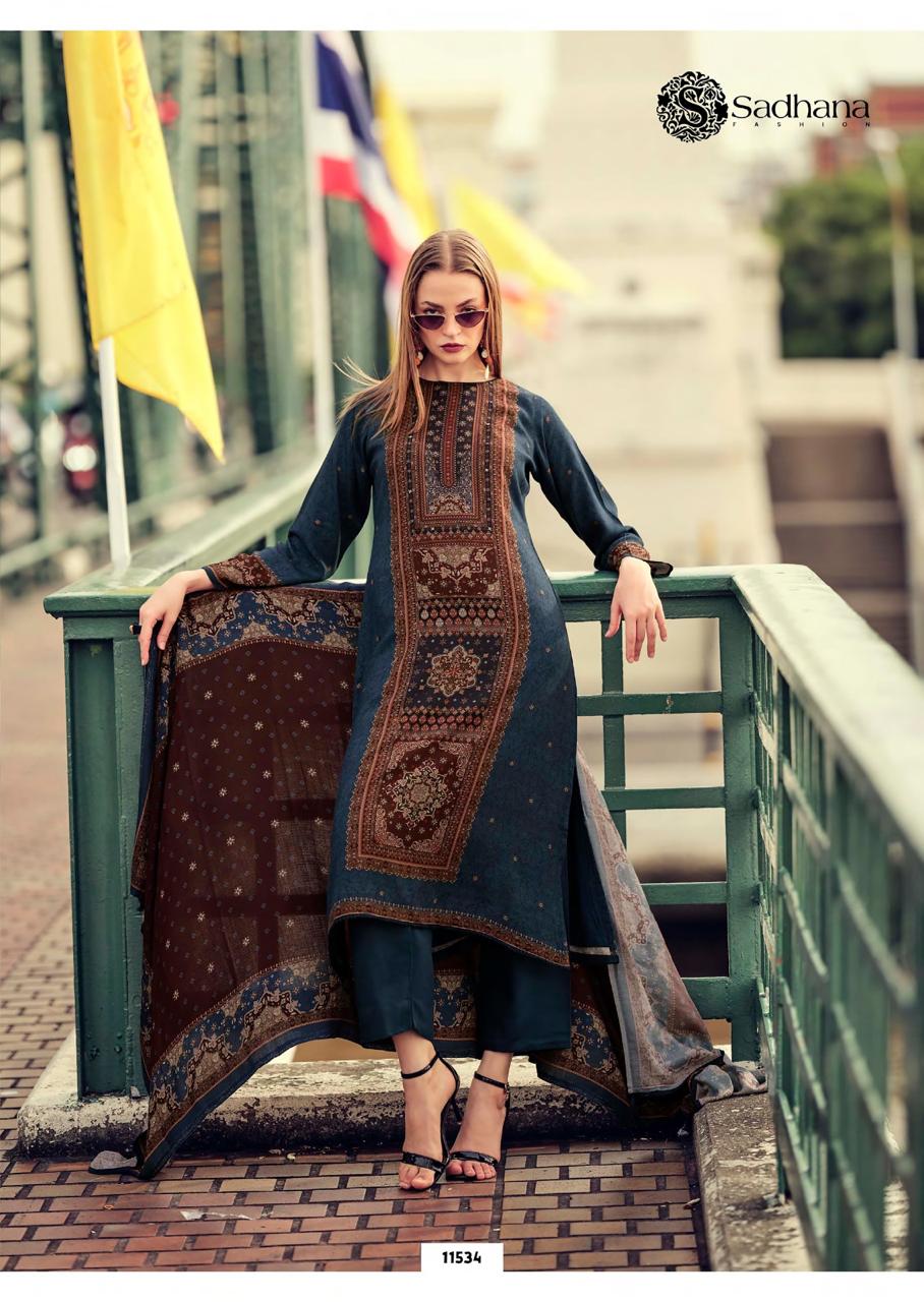 Poetry Sadhana Pure Viscose Pashmina Suits Supplier