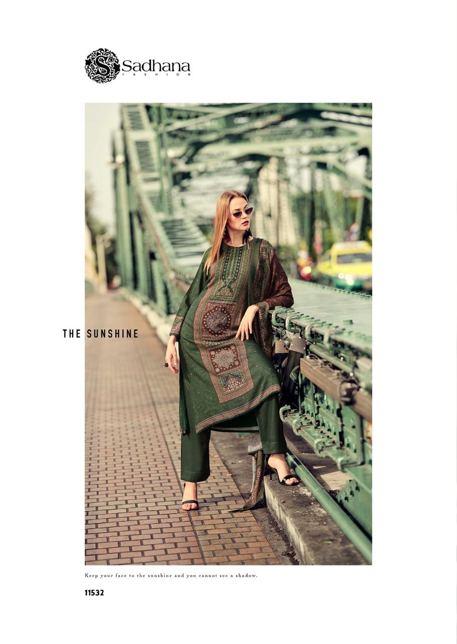 Poetry Sadhana Pure Viscose Pashmina Suits Supplier