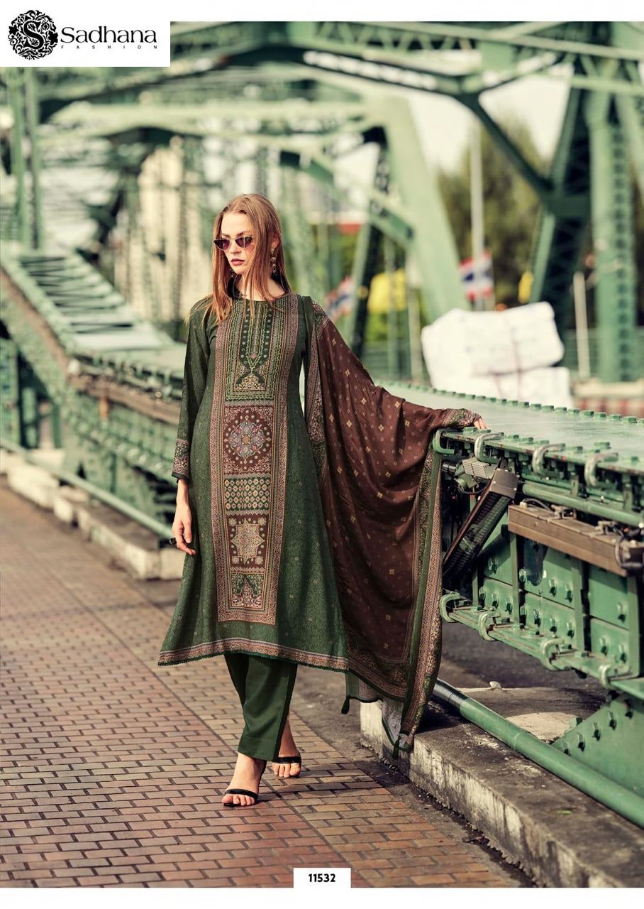 Poetry Sadhana Pure Viscose Pashmina Suits Supplier